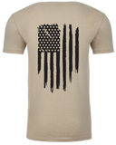 Distressed American Flag soft style t-shirt