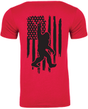 Sasquatch American Flag soft style t-shirt