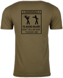 Warning Wrench soft style tee