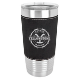 Yellowstone Leather 20oz Tumbler