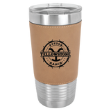 Yellowstone Leather 20oz Tumbler