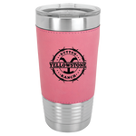 Yellowstone Leather 20oz Tumbler